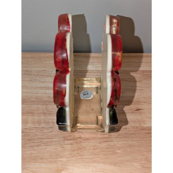 Vintage 1974 Design Gifts International Lucite Floral Mail Holder Napkin Holder - Picture 4 of 7